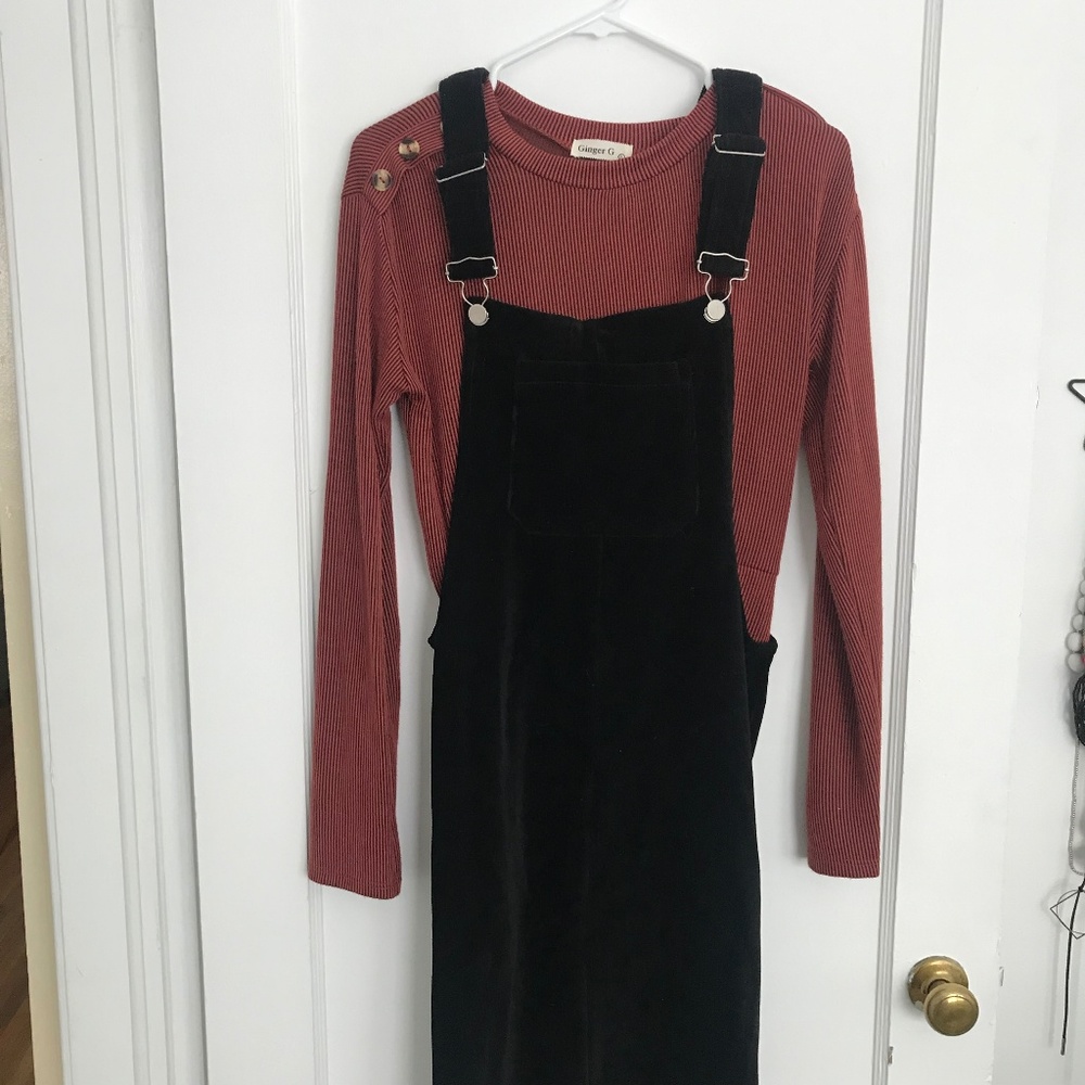 Black Corduroy Jumper from Piper and Scoot
